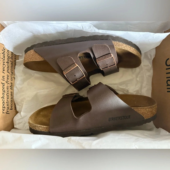 Birkenstock Arizona Soft Footbed Oiled Leather in Color Habana - Picture 7 of 7